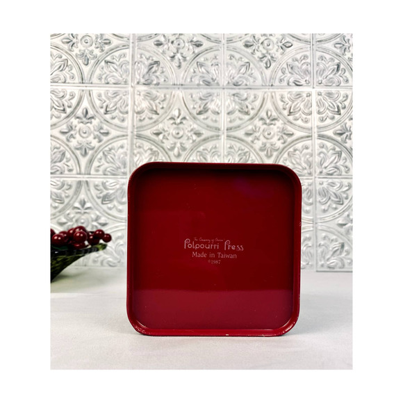 Christmas Coaster Set with Tin - 1987 - Picture 10 of 10